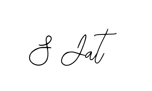 Make a beautiful signature design for name S Jat. With this signature (Bearetta-2O07w) style, you can create a handwritten signature for free. S Jat signature style 12 images and pictures png
