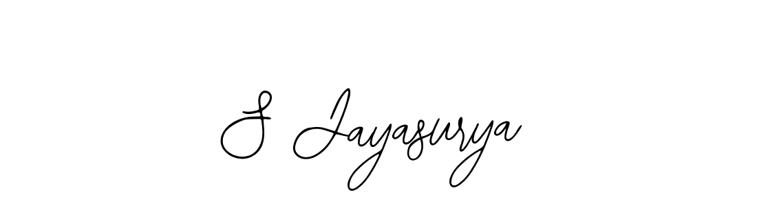 Create a beautiful signature design for name S Jayasurya. With this signature (Bearetta-2O07w) fonts, you can make a handwritten signature for free. S Jayasurya signature style 12 images and pictures png