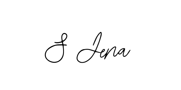 S Jena stylish signature style. Best Handwritten Sign (Bearetta-2O07w) for my name. Handwritten Signature Collection Ideas for my name S Jena. S Jena signature style 12 images and pictures png