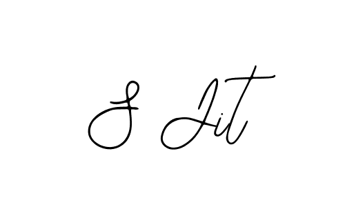 if you are searching for the best signature style for your name S Jit. so please give up your signature search. here we have designed multiple signature styles  using Bearetta-2O07w. S Jit signature style 12 images and pictures png