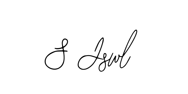 The best way (Bearetta-2O07w) to make a short signature is to pick only two or three words in your name. The name S Jswl include a total of six letters. For converting this name. S Jswl signature style 12 images and pictures png