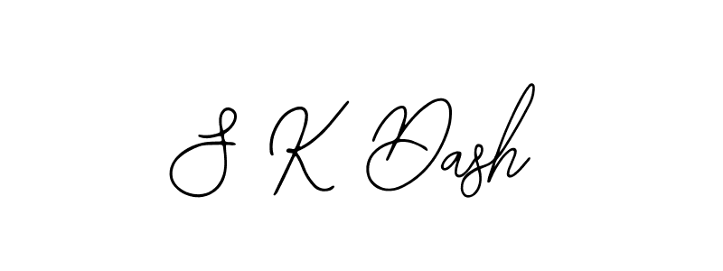 You should practise on your own different ways (Bearetta-2O07w) to write your name (S K Dash) in signature. don't let someone else do it for you. S K Dash signature style 12 images and pictures png