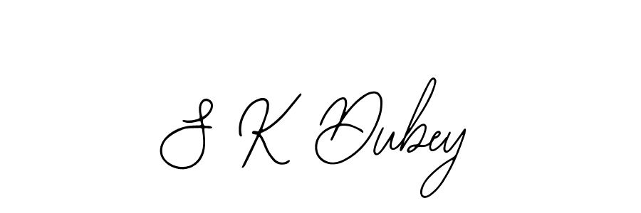 S K Dubey stylish signature style. Best Handwritten Sign (Bearetta-2O07w) for my name. Handwritten Signature Collection Ideas for my name S K Dubey. S K Dubey signature style 12 images and pictures png