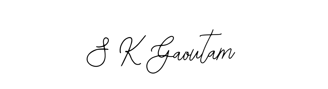 It looks lik you need a new signature style for name S K Gaoutam. Design unique handwritten (Bearetta-2O07w) signature with our free signature maker in just a few clicks. S K Gaoutam signature style 12 images and pictures png