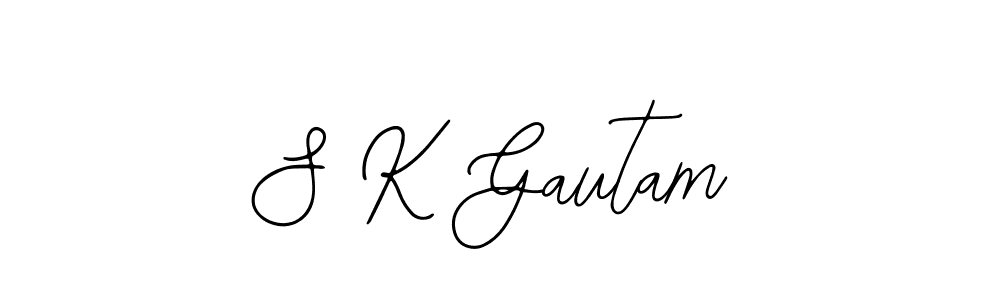 Similarly Bearetta-2O07w is the best handwritten signature design. Signature creator online .You can use it as an online autograph creator for name S K Gautam. S K Gautam signature style 12 images and pictures png