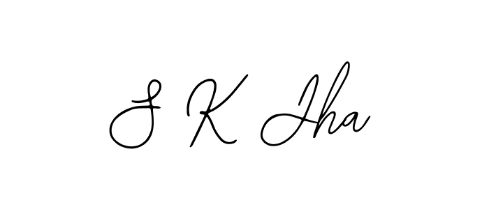 Create a beautiful signature design for name S K Jha. With this signature (Bearetta-2O07w) fonts, you can make a handwritten signature for free. S K Jha signature style 12 images and pictures png