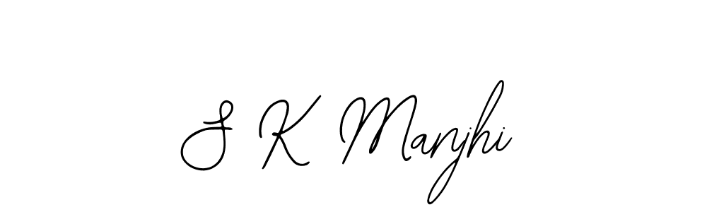 Create a beautiful signature design for name S K Manjhi. With this signature (Bearetta-2O07w) fonts, you can make a handwritten signature for free. S K Manjhi signature style 12 images and pictures png