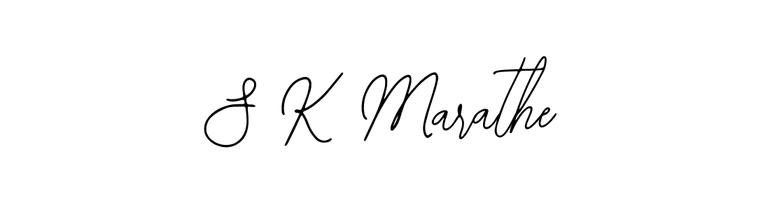 Make a beautiful signature design for name S K Marathe. With this signature (Bearetta-2O07w) style, you can create a handwritten signature for free. S K Marathe signature style 12 images and pictures png
