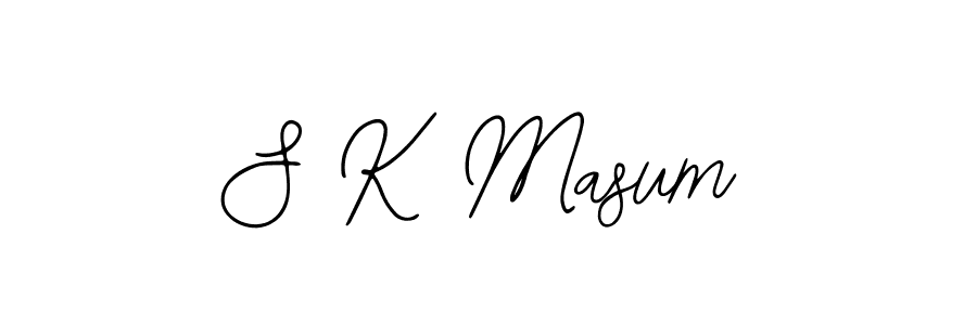 You should practise on your own different ways (Bearetta-2O07w) to write your name (S K Masum) in signature. don't let someone else do it for you. S K Masum signature style 12 images and pictures png