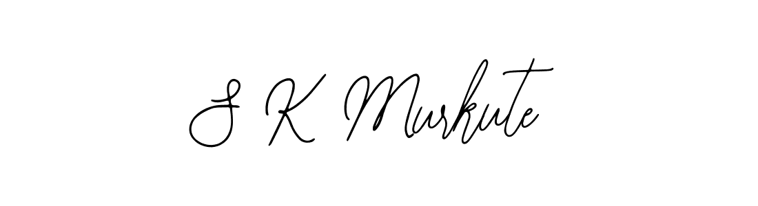 Make a beautiful signature design for name S K Murkute. With this signature (Bearetta-2O07w) style, you can create a handwritten signature for free. S K Murkute signature style 12 images and pictures png