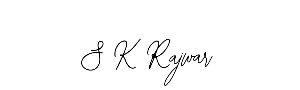 Bearetta-2O07w is a professional signature style that is perfect for those who want to add a touch of class to their signature. It is also a great choice for those who want to make their signature more unique. Get S K Rajwar name to fancy signature for free. S K Rajwar signature style 12 images and pictures png