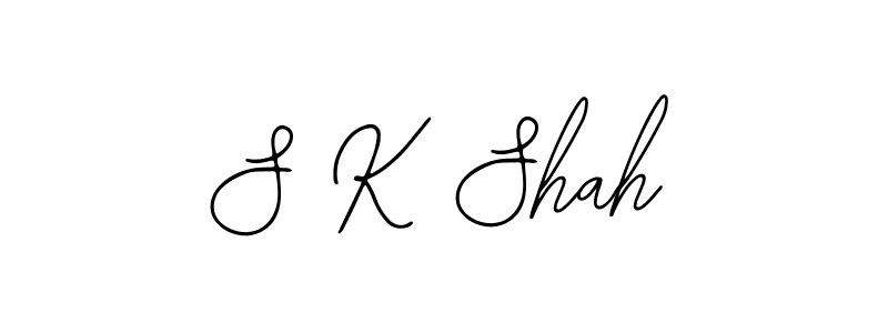 Make a beautiful signature design for name S K Shah. With this signature (Bearetta-2O07w) style, you can create a handwritten signature for free. S K Shah signature style 12 images and pictures png