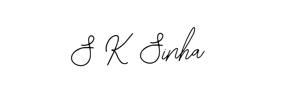 Design your own signature with our free online signature maker. With this signature software, you can create a handwritten (Bearetta-2O07w) signature for name S K Sinha. S K Sinha signature style 12 images and pictures png