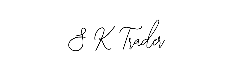 How to make S K Trader signature? Bearetta-2O07w is a professional autograph style. Create handwritten signature for S K Trader name. S K Trader signature style 12 images and pictures png