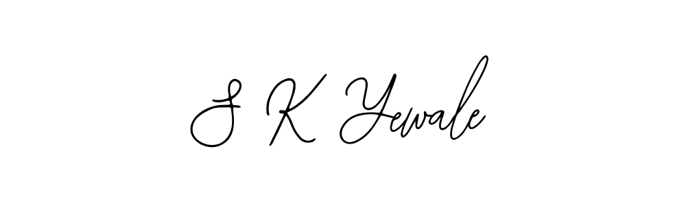 Make a beautiful signature design for name S K Yewale. Use this online signature maker to create a handwritten signature for free. S K Yewale signature style 12 images and pictures png
