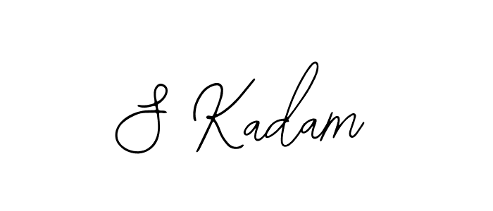 How to make S Kadam signature? Bearetta-2O07w is a professional autograph style. Create handwritten signature for S Kadam name. S Kadam signature style 12 images and pictures png