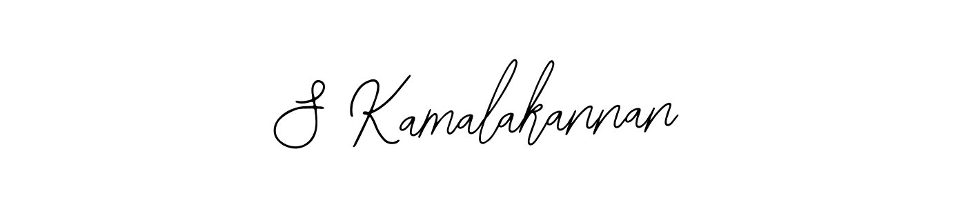 How to make S Kamalakannan name signature. Use Bearetta-2O07w style for creating short signs online. This is the latest handwritten sign. S Kamalakannan signature style 12 images and pictures png