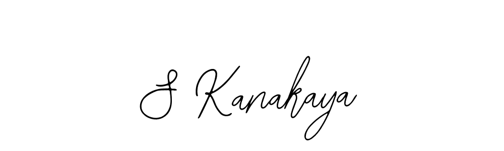 The best way (Bearetta-2O07w) to make a short signature is to pick only two or three words in your name. The name S Kanakaya include a total of six letters. For converting this name. S Kanakaya signature style 12 images and pictures png