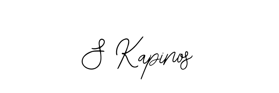 Once you've used our free online signature maker to create your best signature Bearetta-2O07w style, it's time to enjoy all of the benefits that S Kapinos name signing documents. S Kapinos signature style 12 images and pictures png
