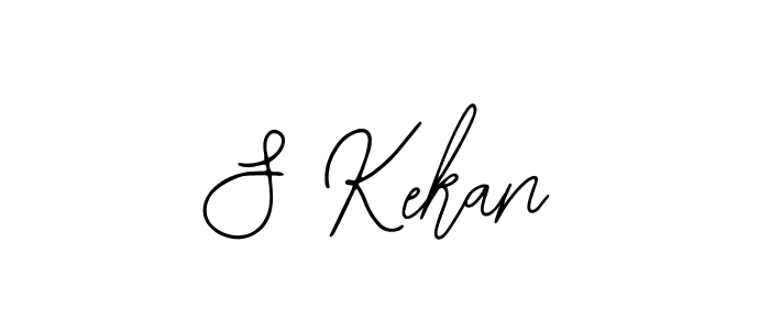 if you are searching for the best signature style for your name S Kekan. so please give up your signature search. here we have designed multiple signature styles  using Bearetta-2O07w. S Kekan signature style 12 images and pictures png
