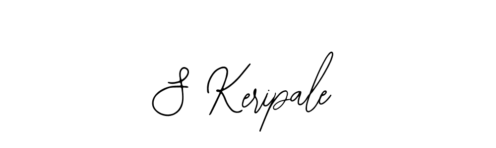 Make a beautiful signature design for name S Keripale. With this signature (Bearetta-2O07w) style, you can create a handwritten signature for free. S Keripale signature style 12 images and pictures png