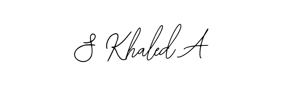 Here are the top 10 professional signature styles for the name S Khaled A. These are the best autograph styles you can use for your name. S Khaled A signature style 12 images and pictures png