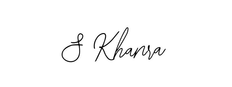 How to make S Khanra signature? Bearetta-2O07w is a professional autograph style. Create handwritten signature for S Khanra name. S Khanra signature style 12 images and pictures png