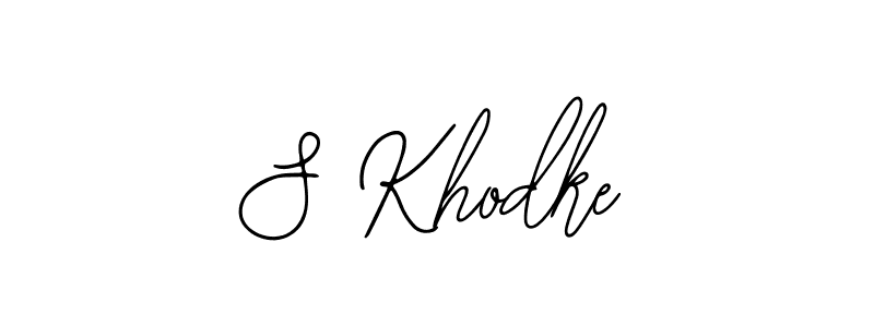 Design your own signature with our free online signature maker. With this signature software, you can create a handwritten (Bearetta-2O07w) signature for name S Khodke. S Khodke signature style 12 images and pictures png