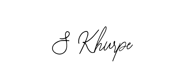 Make a beautiful signature design for name S Khurpe. Use this online signature maker to create a handwritten signature for free. S Khurpe signature style 12 images and pictures png