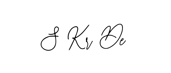 How to make S Kr De signature? Bearetta-2O07w is a professional autograph style. Create handwritten signature for S Kr De name. S Kr De signature style 12 images and pictures png