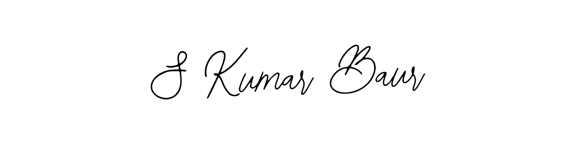 The best way (Bearetta-2O07w) to make a short signature is to pick only two or three words in your name. The name S Kumar Baur include a total of six letters. For converting this name. S Kumar Baur signature style 12 images and pictures png