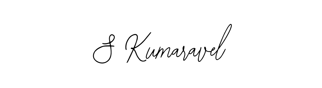 How to make S Kumaravel name signature. Use Bearetta-2O07w style for creating short signs online. This is the latest handwritten sign. S Kumaravel signature style 12 images and pictures png