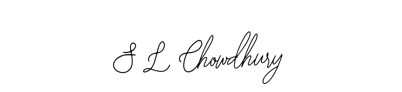 Use a signature maker to create a handwritten signature online. With this signature software, you can design (Bearetta-2O07w) your own signature for name S L Chowdhury. S L Chowdhury signature style 12 images and pictures png
