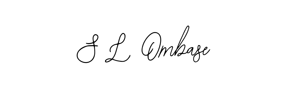 It looks lik you need a new signature style for name S L Ombase. Design unique handwritten (Bearetta-2O07w) signature with our free signature maker in just a few clicks. S L Ombase signature style 12 images and pictures png