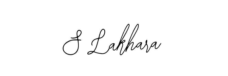 You should practise on your own different ways (Bearetta-2O07w) to write your name (S Lakhara) in signature. don't let someone else do it for you. S Lakhara signature style 12 images and pictures png