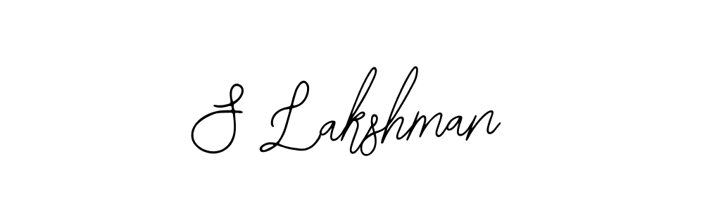 Make a beautiful signature design for name S Lakshman. With this signature (Bearetta-2O07w) style, you can create a handwritten signature for free. S Lakshman signature style 12 images and pictures png