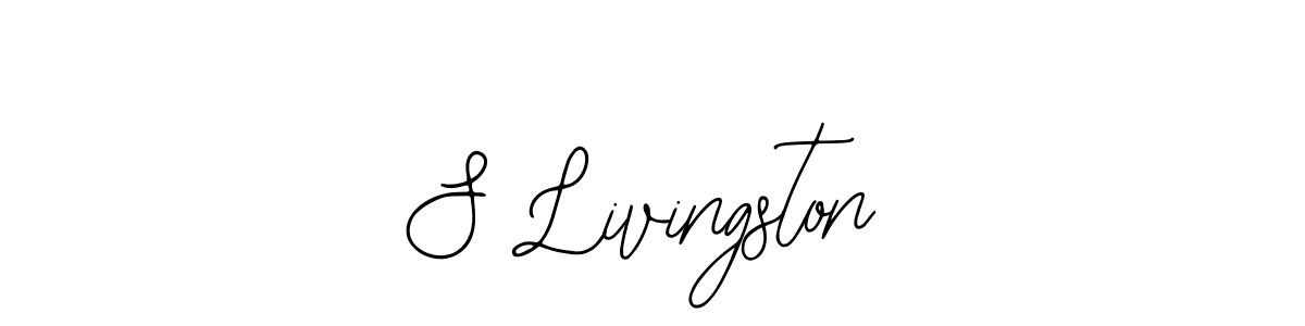 Also we have S Livingston name is the best signature style. Create professional handwritten signature collection using Bearetta-2O07w autograph style. S Livingston signature style 12 images and pictures png