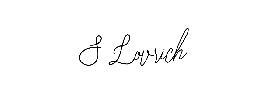 You can use this online signature creator to create a handwritten signature for the name S Lovrich. This is the best online autograph maker. S Lovrich signature style 12 images and pictures png