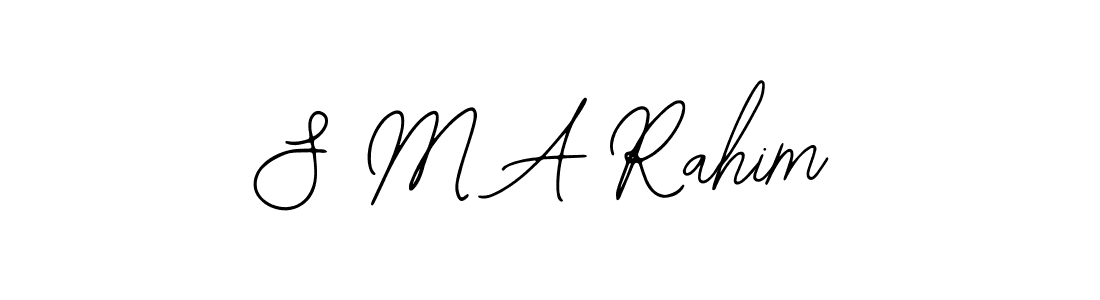 Also we have S M A Rahim name is the best signature style. Create professional handwritten signature collection using Bearetta-2O07w autograph style. S M A Rahim signature style 12 images and pictures png