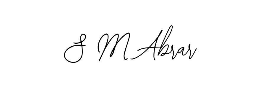 Make a beautiful signature design for name S M Abrar. With this signature (Bearetta-2O07w) style, you can create a handwritten signature for free. S M Abrar signature style 12 images and pictures png