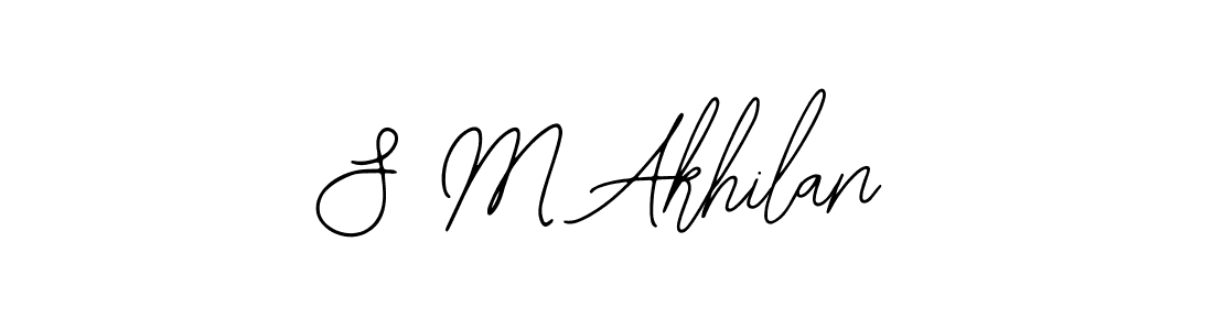 How to Draw S M Akhilan signature style? Bearetta-2O07w is a latest design signature styles for name S M Akhilan. S M Akhilan signature style 12 images and pictures png
