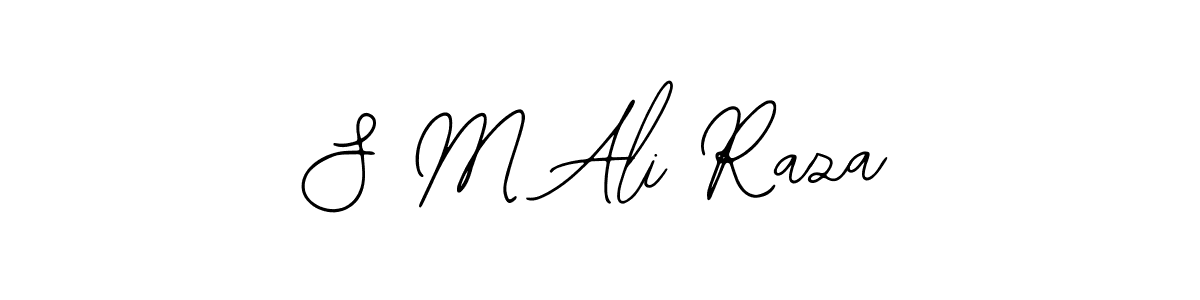 How to make S M Ali Raza name signature. Use Bearetta-2O07w style for creating short signs online. This is the latest handwritten sign. S M Ali Raza signature style 12 images and pictures png