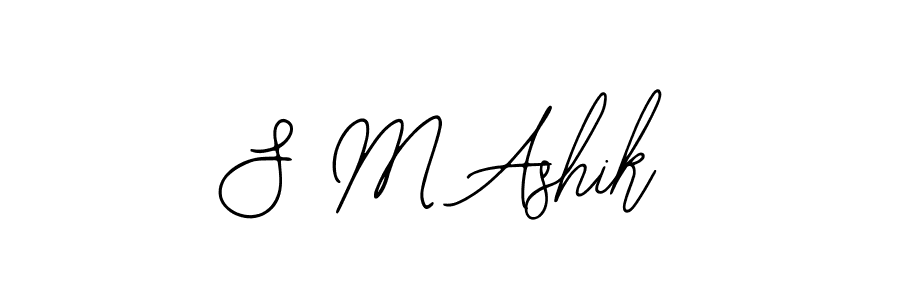 It looks lik you need a new signature style for name S M Ashik. Design unique handwritten (Bearetta-2O07w) signature with our free signature maker in just a few clicks. S M Ashik signature style 12 images and pictures png