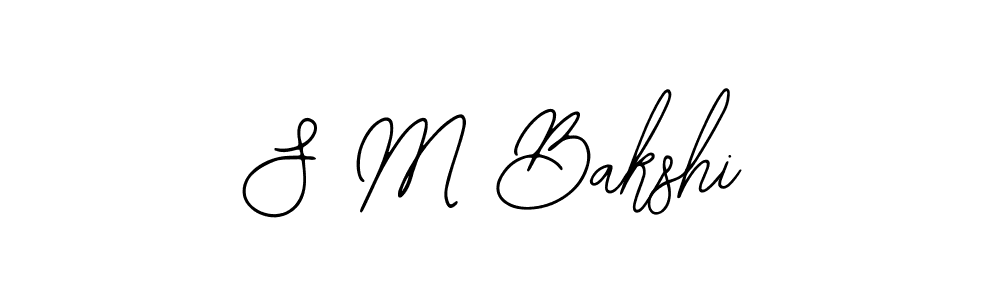 It looks lik you need a new signature style for name S M Bakshi. Design unique handwritten (Bearetta-2O07w) signature with our free signature maker in just a few clicks. S M Bakshi signature style 12 images and pictures png