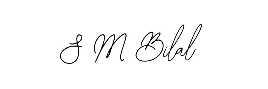 Make a beautiful signature design for name S M Bilal. Use this online signature maker to create a handwritten signature for free. S M Bilal signature style 12 images and pictures png