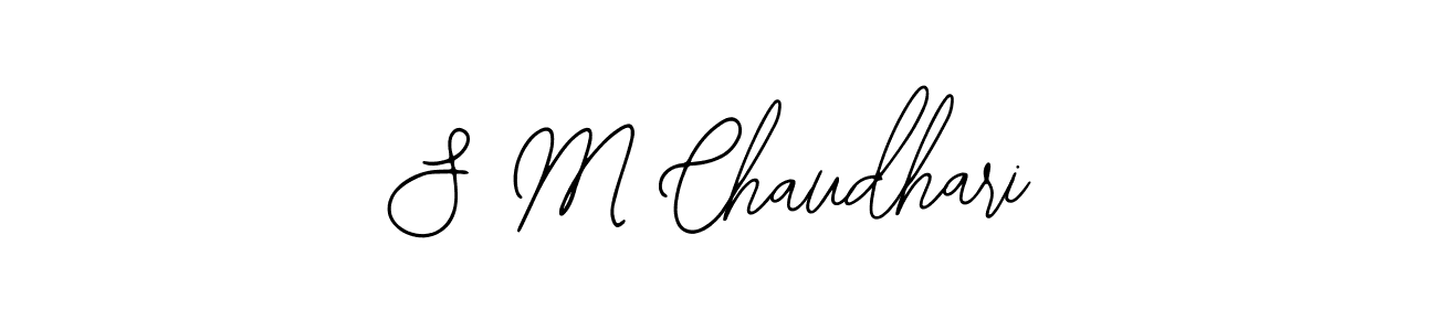 Make a short S M Chaudhari signature style. Manage your documents anywhere anytime using Bearetta-2O07w. Create and add eSignatures, submit forms, share and send files easily. S M Chaudhari signature style 12 images and pictures png