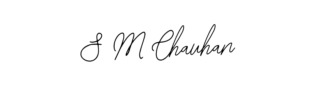 How to make S M Chauhan signature? Bearetta-2O07w is a professional autograph style. Create handwritten signature for S M Chauhan name. S M Chauhan signature style 12 images and pictures png