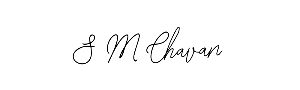 S M Chavan stylish signature style. Best Handwritten Sign (Bearetta-2O07w) for my name. Handwritten Signature Collection Ideas for my name S M Chavan. S M Chavan signature style 12 images and pictures png