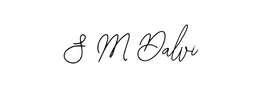 You should practise on your own different ways (Bearetta-2O07w) to write your name (S M Dalvi) in signature. don't let someone else do it for you. S M Dalvi signature style 12 images and pictures png