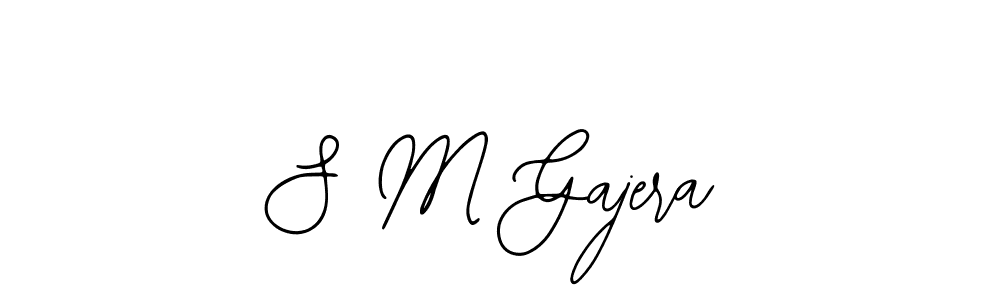 Use a signature maker to create a handwritten signature online. With this signature software, you can design (Bearetta-2O07w) your own signature for name S M Gajera. S M Gajera signature style 12 images and pictures png